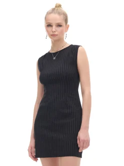 Cropp Sukienki, Kombinezony*Czarna sukienka mini