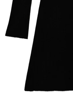 Cropp Sukienki, Kombinezony*Czarna sukienka mini z długimi rękawami