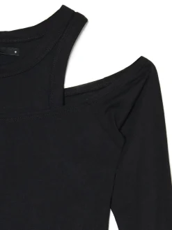 Cropp Sukienki, Kombinezony*Czarna sukienka mini z wycięciami