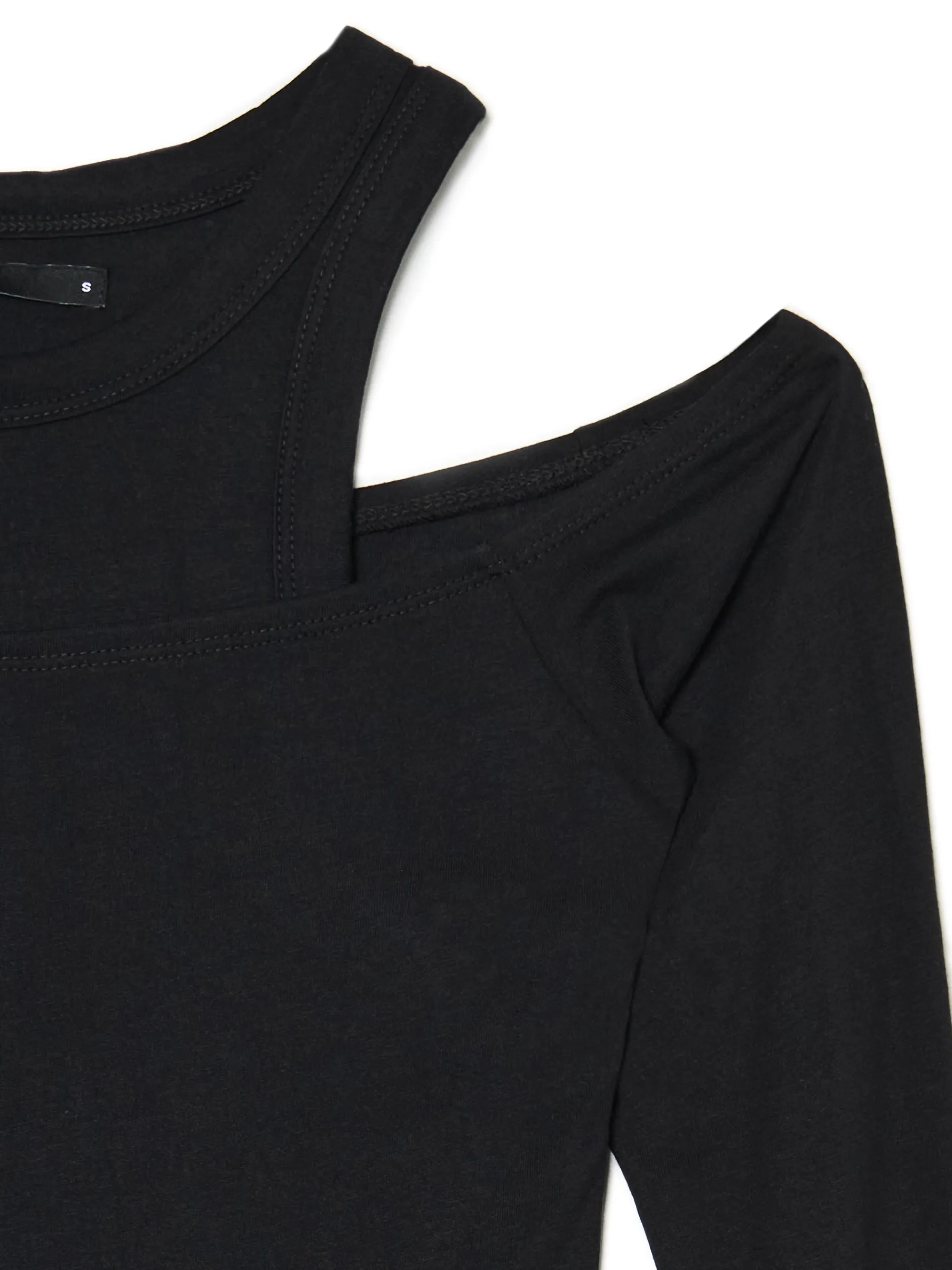 Cropp Sukienki, Kombinezony*Czarna sukienka mini z wycięciami