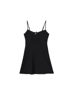 Cropp Sukienki, Kombinezony*Czarna sukienka z kokardką