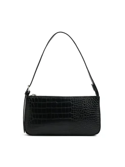 Cropp Torby, Plecaki*Czarna torebka z imitacji skóry