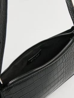 Cropp Torby, Plecaki*Czarna torebka z imitacji skóry