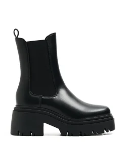 Cropp Botki, Trzewiki*Czarne botki chelsea