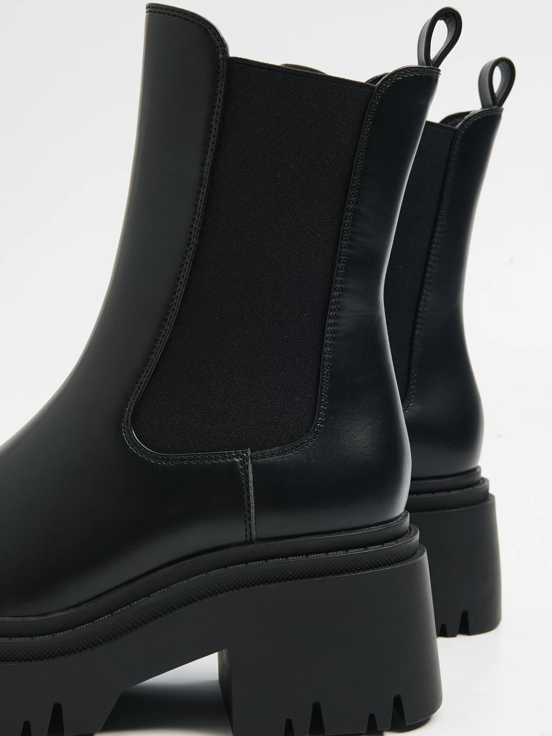 Cropp Botki, Trzewiki*Czarne botki chelsea