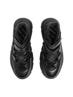 Cropp Botki, Trzewiki*Czarne botki na rzepy