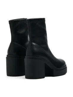 Cropp Botki, Trzewiki*Czarne botki na słupku