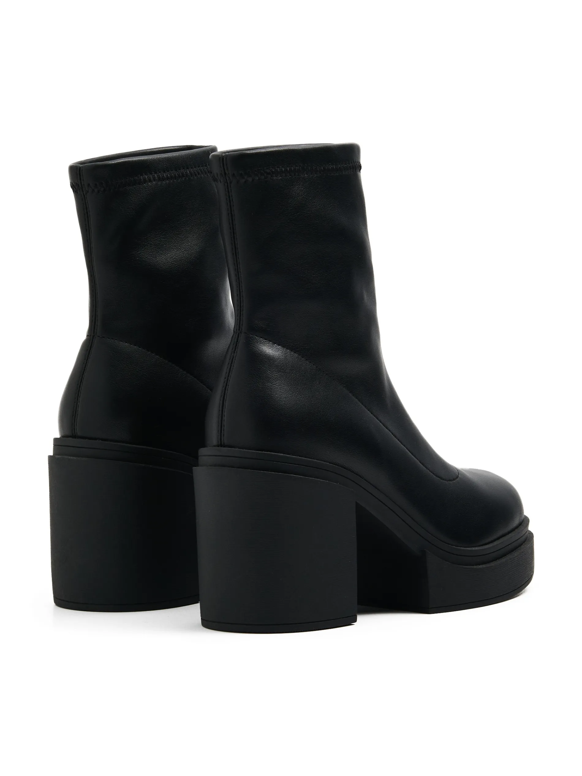 Cropp Botki, Trzewiki*Czarne botki na słupku