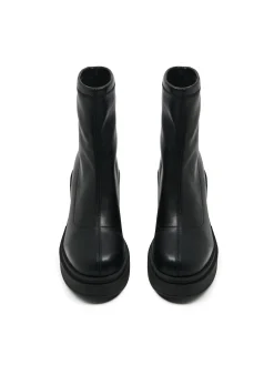 Cropp Botki, Trzewiki*Czarne botki na słupku