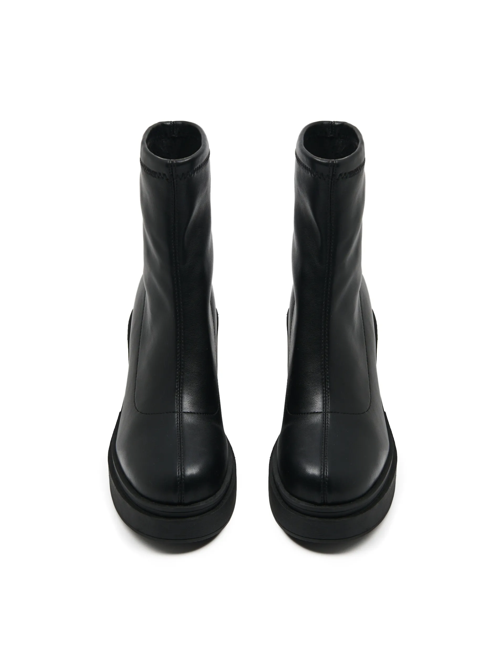 Cropp Botki, Trzewiki*Czarne botki na słupku