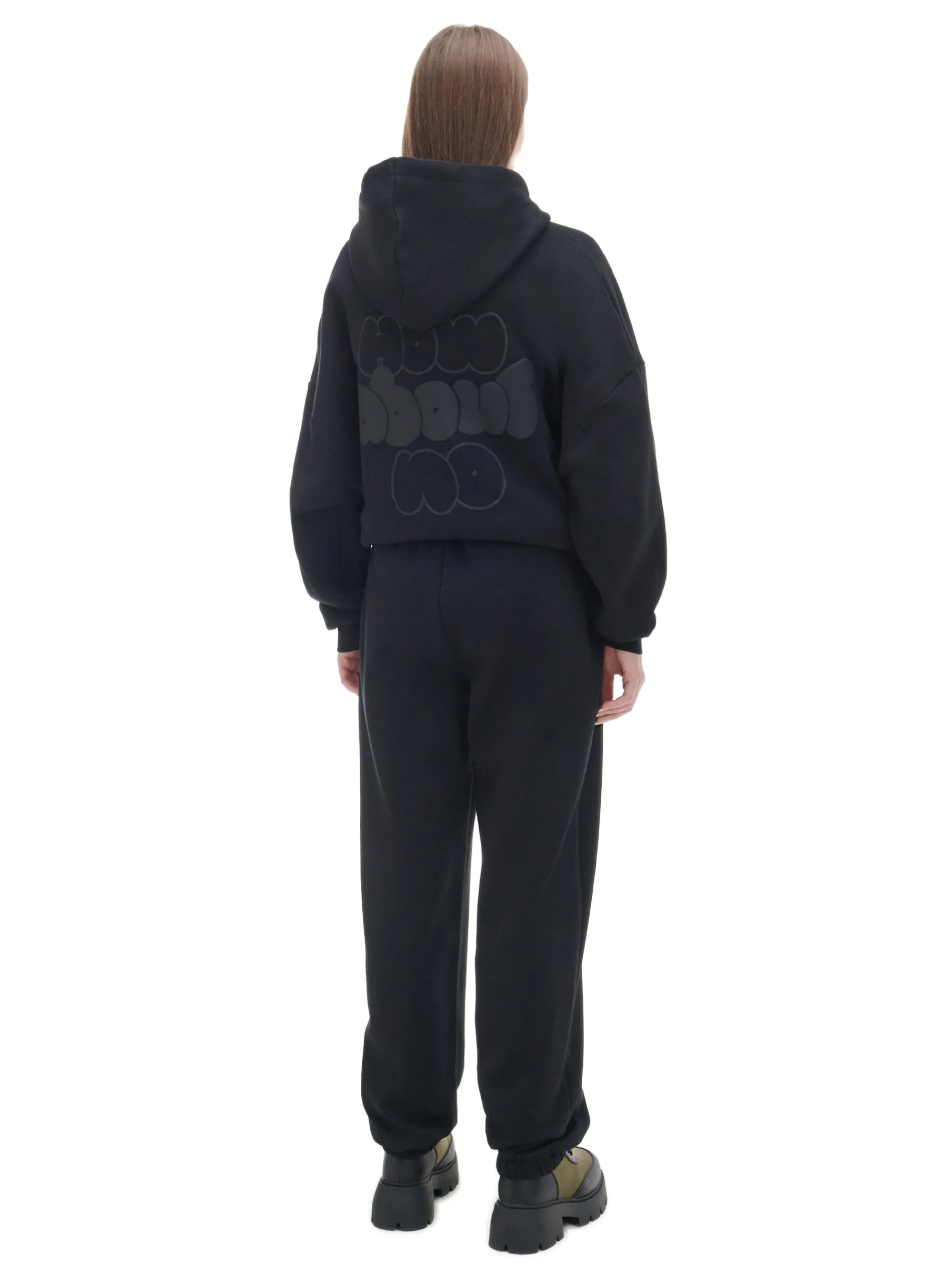 Cropp Spodnie*Czarne dresowe joggery