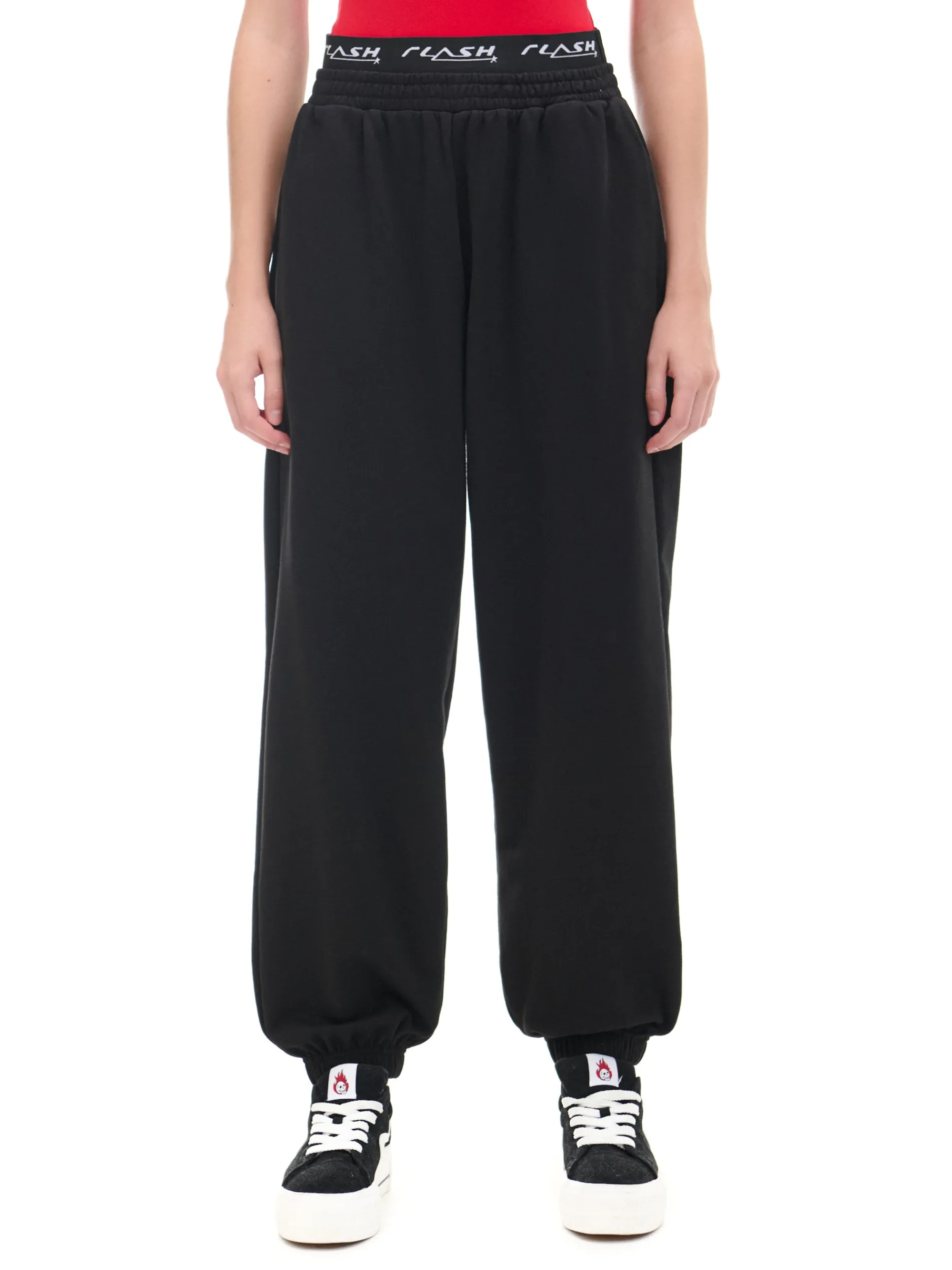 Cropp Spodnie*Czarne dresowe joggery