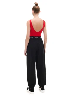 Cropp Spodnie*Czarne dresowe joggery