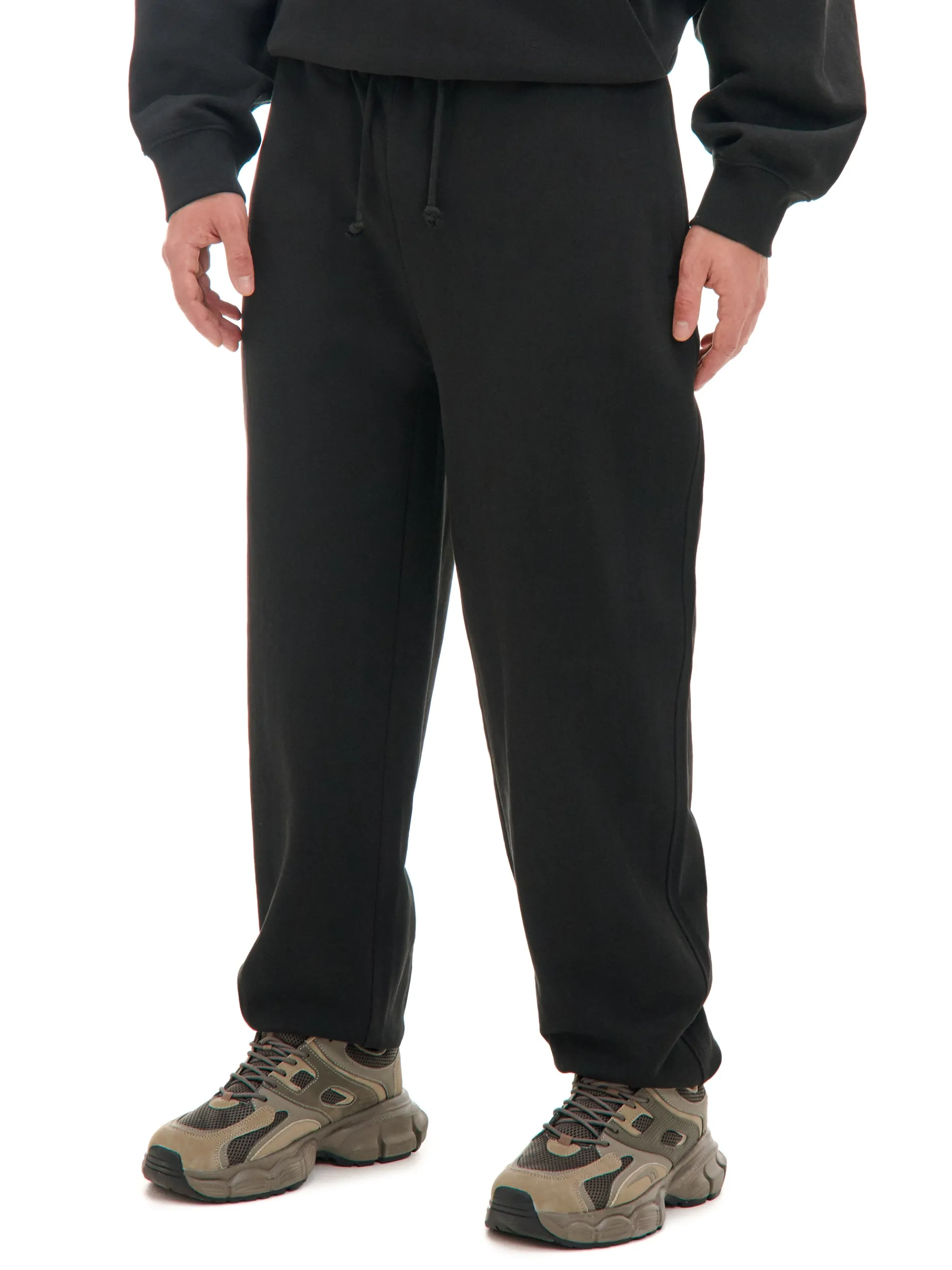 Cropp Spodnie|Sety*Czarne dresowe joggery comfort