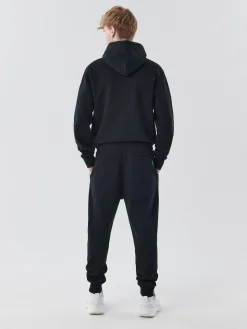 Cropp Spodnie*Czarne dresowe joggery regular