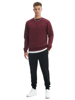 Cropp Spodnie*Czarne dresowe joggery regular