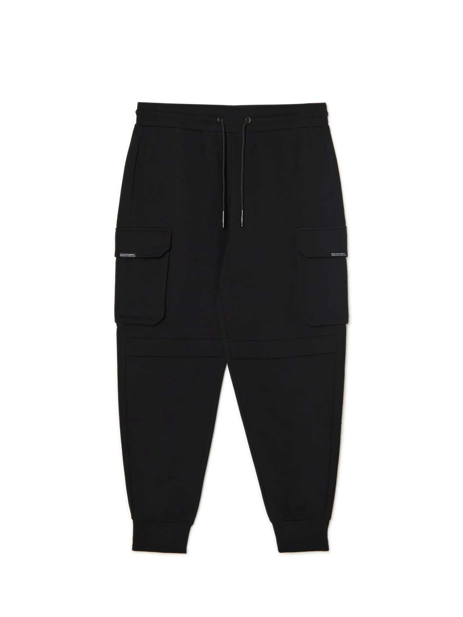 Cropp Spodnie*Czarne dresowe joggery z kieszeniami