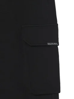 Cropp Spodnie*Czarne dresowe joggery z kieszeniami