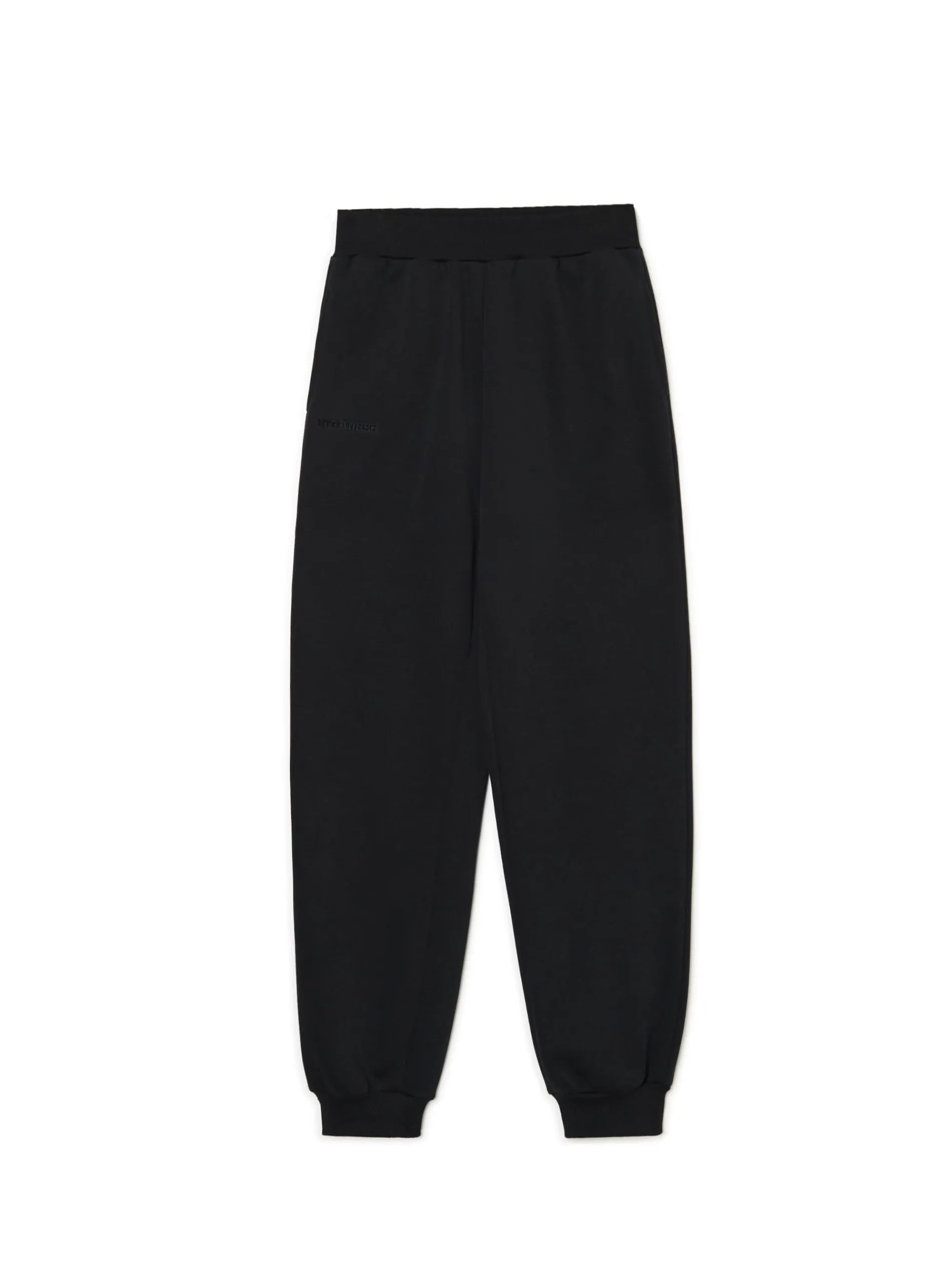 Cropp Spodnie*Czarne dresowe joggery z nadrukiem