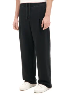 Cropp Spodnie*Czarne dresy wide leg
