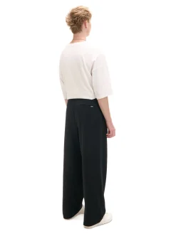 Cropp Spodnie*Czarne dresy wide leg