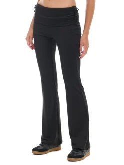 Cropp Spodnie|Sety*Czarne dresy z ozdobną zakładką