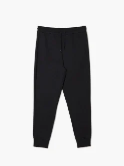 Cropp Spodnie*Czarne gładkie joggery regular