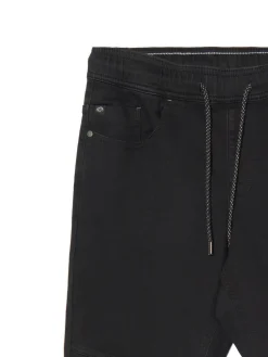 Cropp Jeansy*Czarne jeansowe joggery