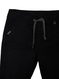 Cropp Jeansy*Czarne jeansowe joggery