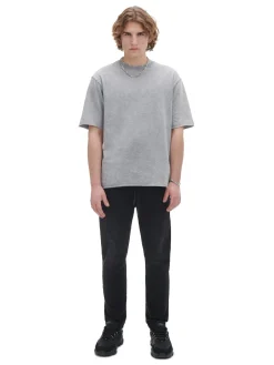 Cropp Jeansy*Czarne jeansowe joggery