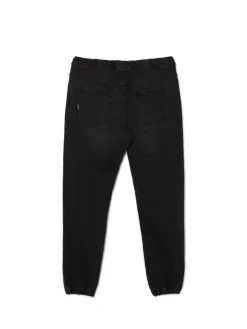 Cropp Jeansy*Czarne jeansowe joggery