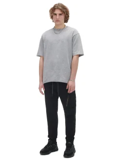 Cropp Jeansy*Czarne jeansowe joggery