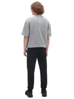 Cropp Jeansy*Czarne jeansowe joggery