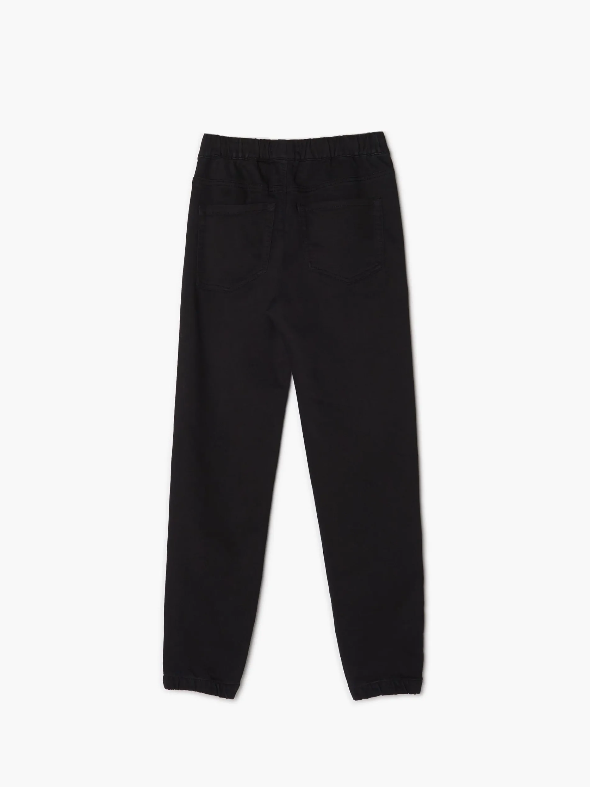 Cropp Jeansy*Czarne jeansowe joggery slim