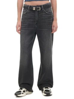 Cropp Jeansy*Czarne jeansy baggy