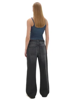 Cropp Jeansy*Czarne jeansy baggy