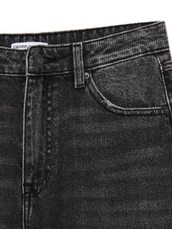 Cropp Jeansy*Czarne jeansy baggy