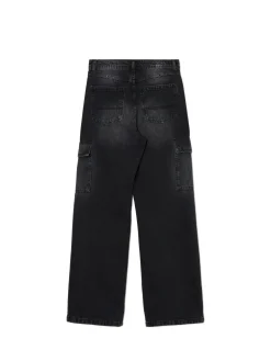 Cropp Jeansy*Czarne jeansy baggy