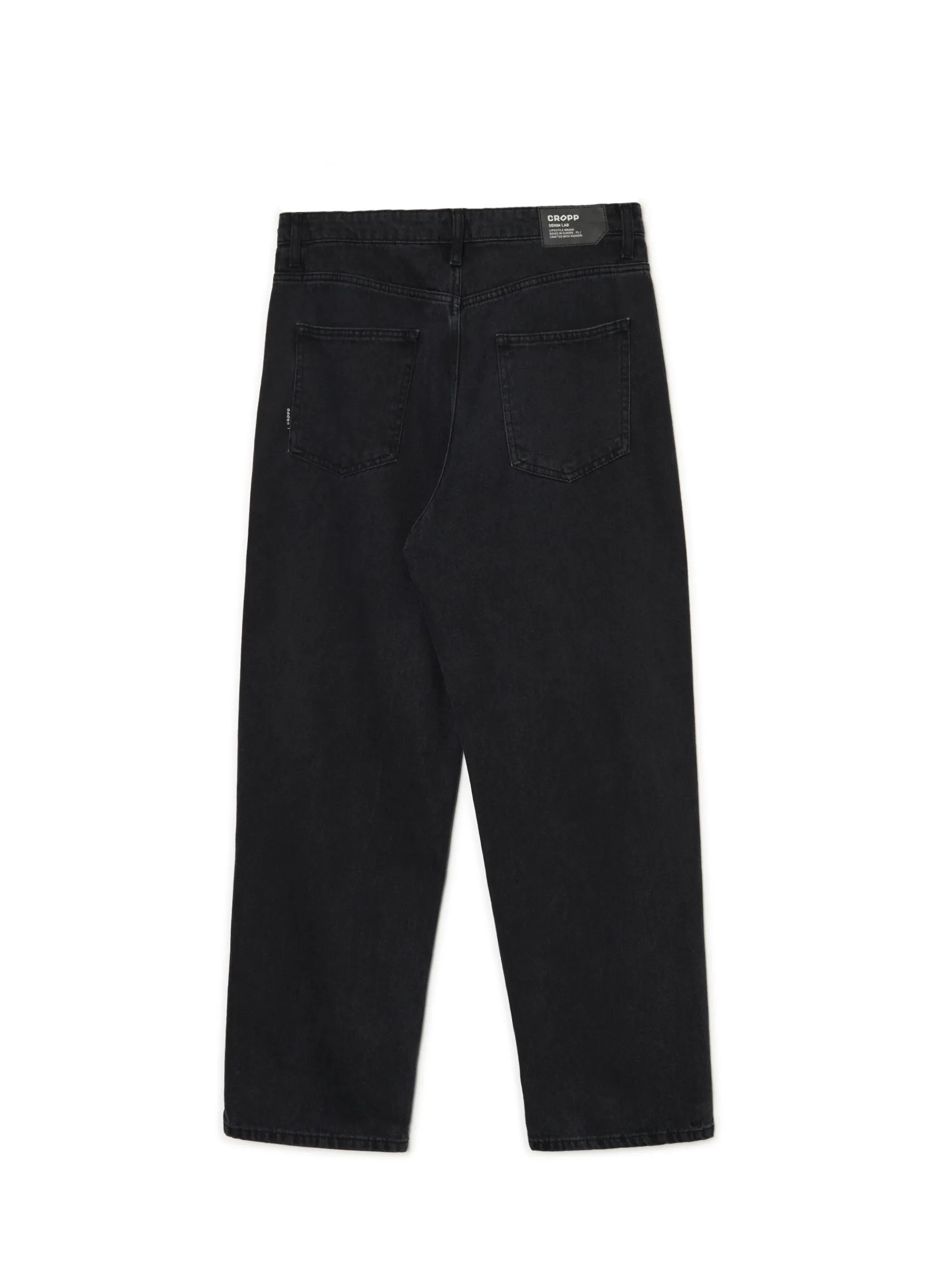 Cropp Jeansy|Baggy*Czarne jeansy baggy