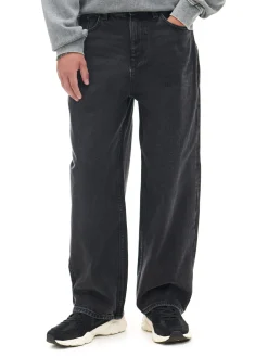 Cropp Jeansy|Baggy*Czarne jeansy baggy