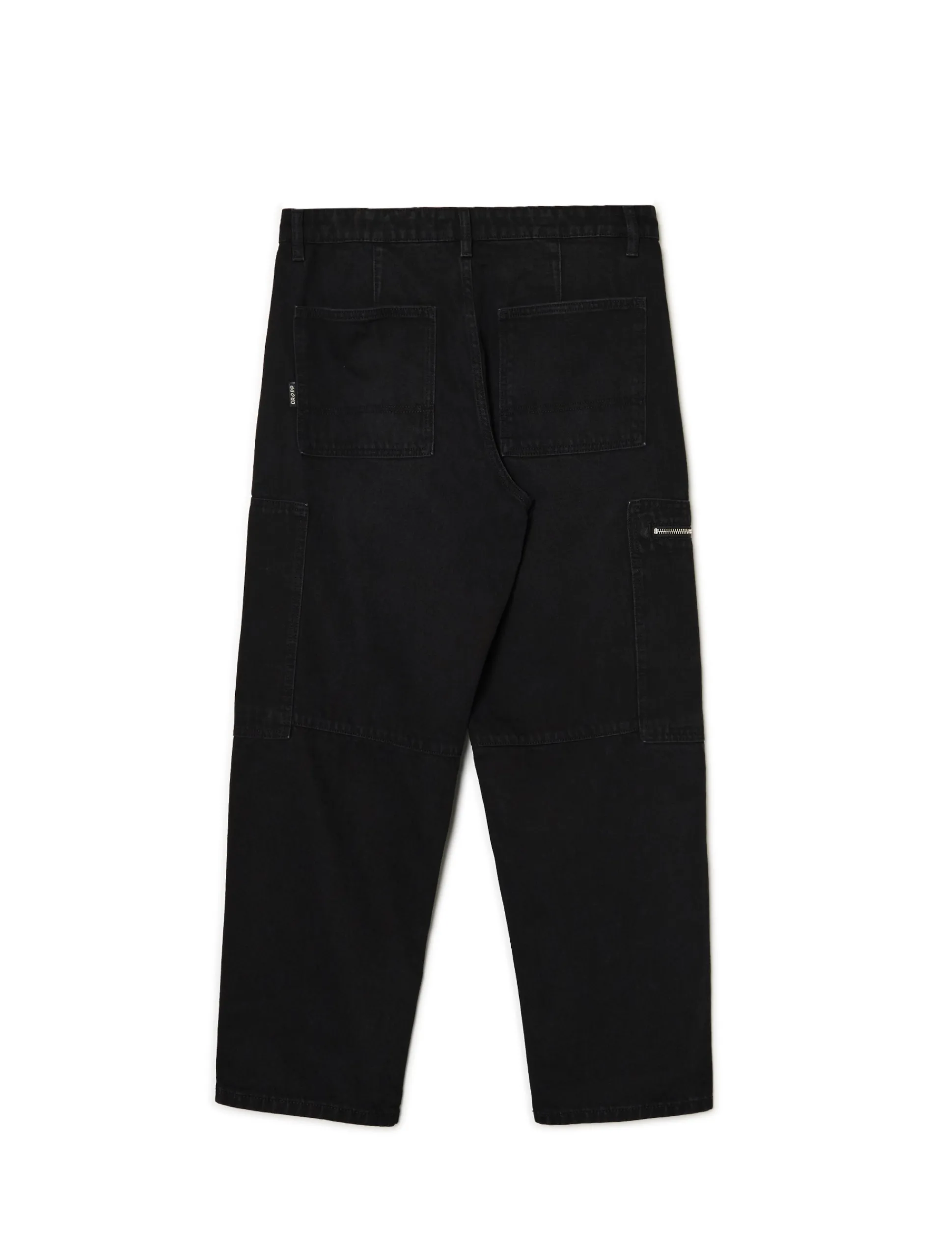 Cropp Jeansy|Baggy*Czarne jeansy baggy balloon