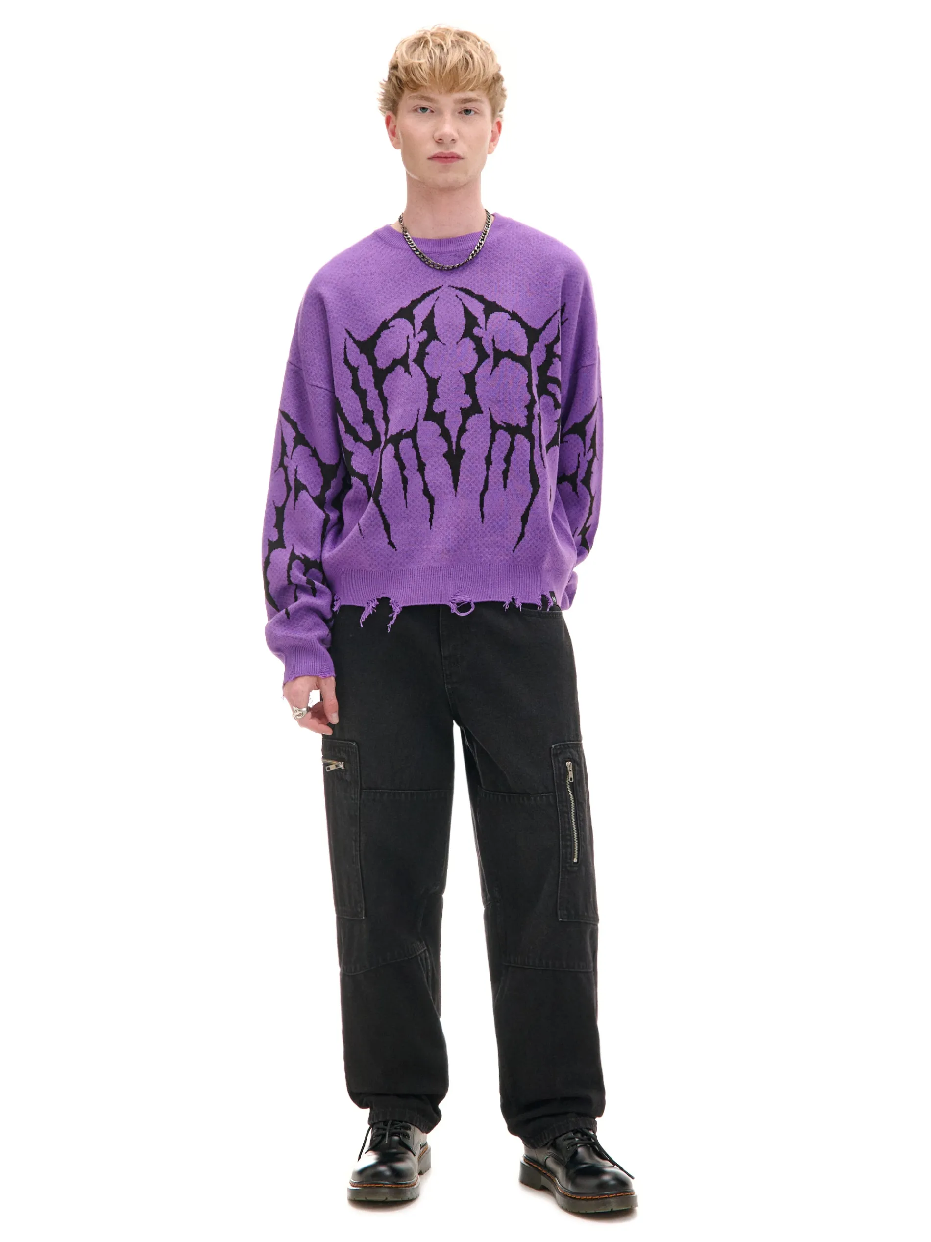 Cropp Jeansy|Baggy*Czarne jeansy baggy balloon