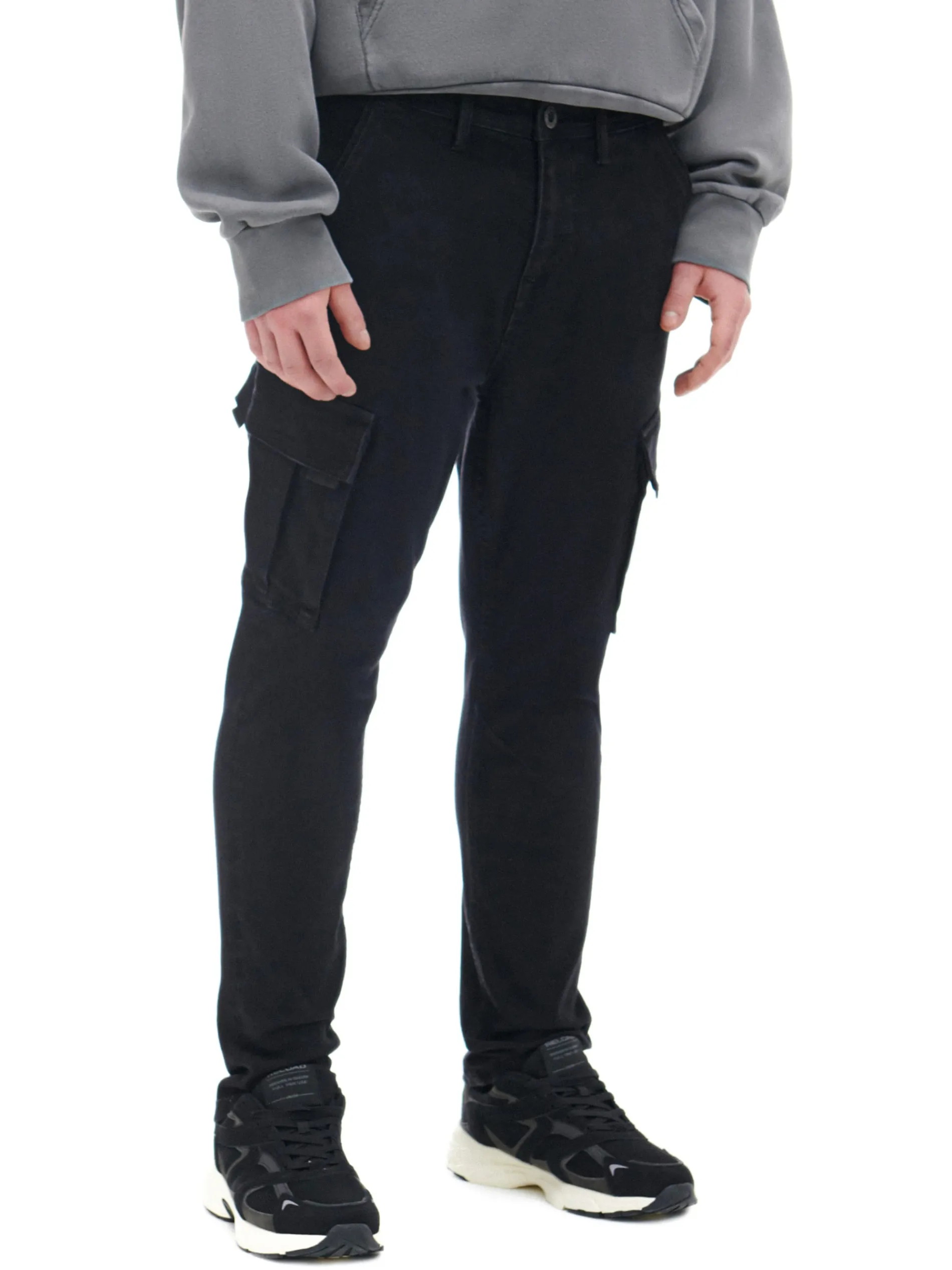 Cropp Jeansy*Czarne jeansy carrot