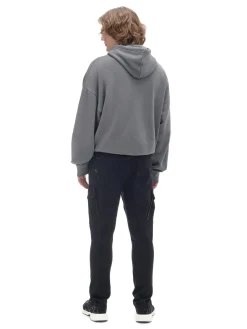 Cropp Jeansy*Czarne jeansy carrot