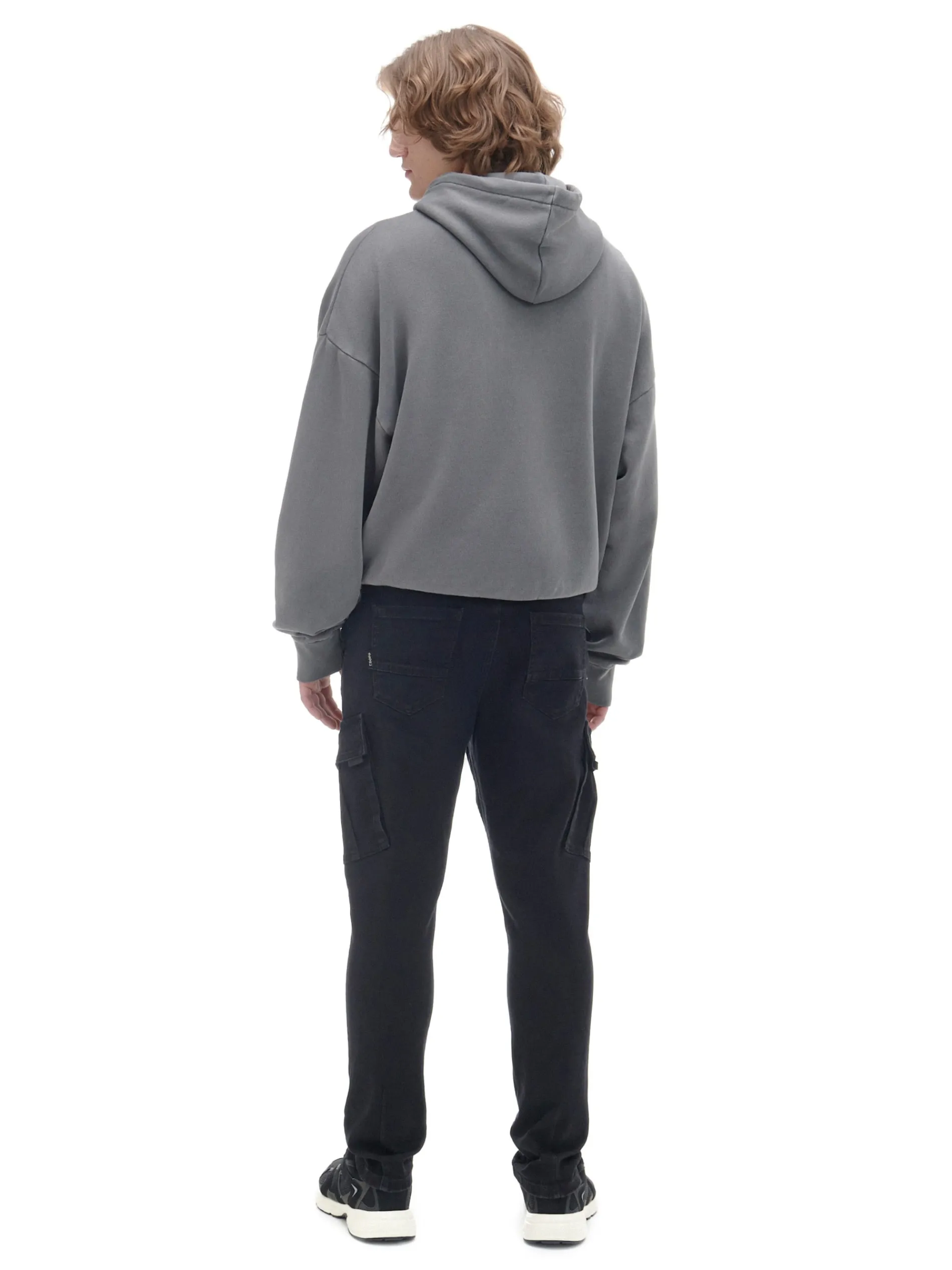 Cropp Jeansy*Czarne jeansy carrot