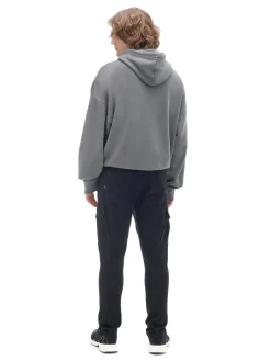 Cropp Jeansy*Czarne jeansy carrot