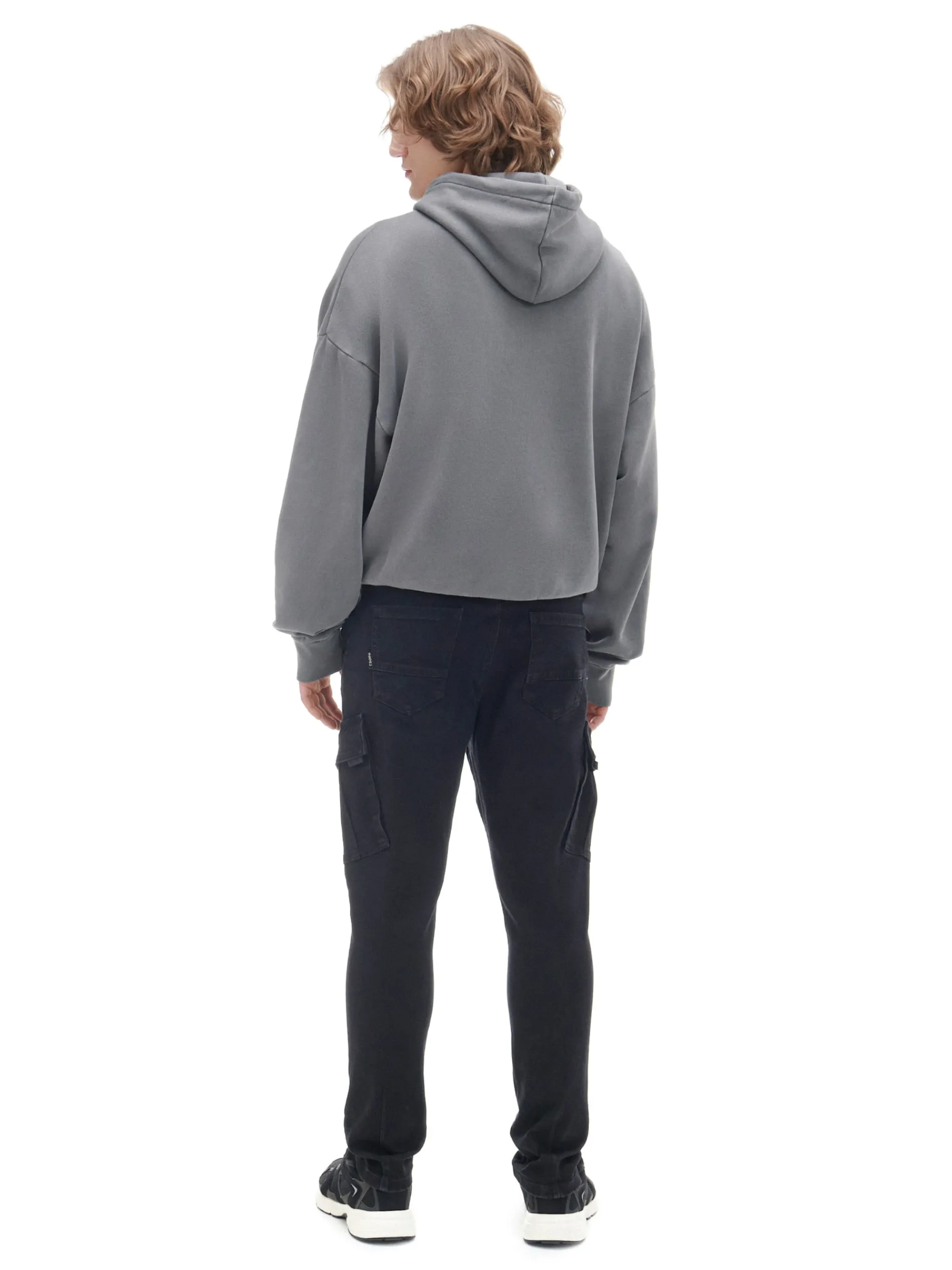 Cropp Jeansy*Czarne jeansy carrot