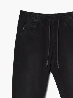 Cropp Jeansy*Czarne jeansy jogger