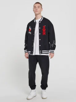 Cropp Jeansy*Czarne jeansy jogger