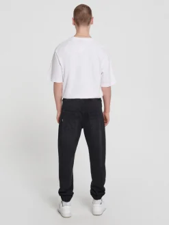 Cropp Jeansy*Czarne jeansy jogger